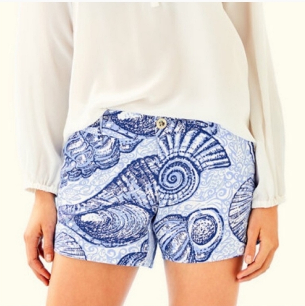 Lilly Pulitzer Callahan Shorts Stuffed Shells size 12